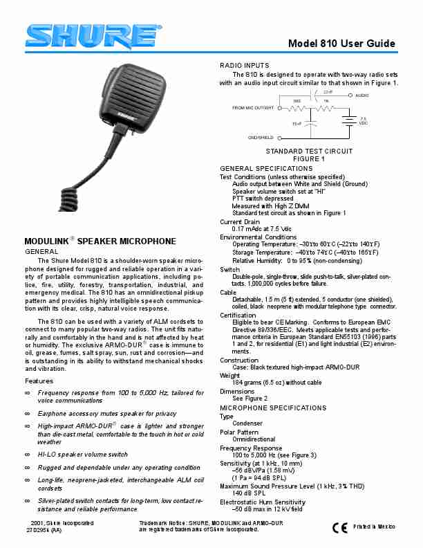 Shure Microphone 810-page_pdf
